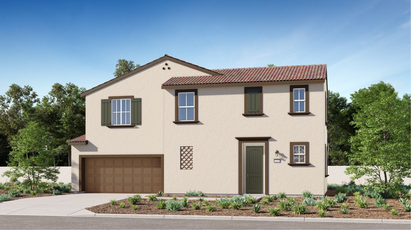 Elevation A - Spanish Colonial - A Residence 2