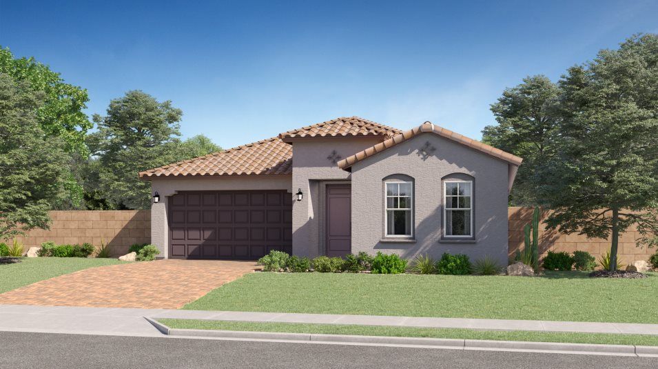 Elevation A - A - Spanish Colonial