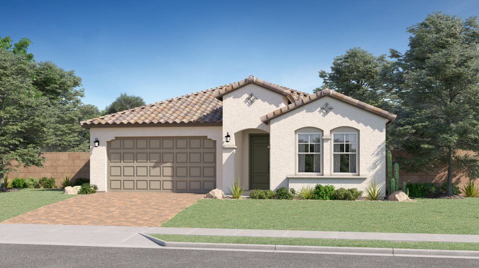 Elevation A - A - Spanish Colonial