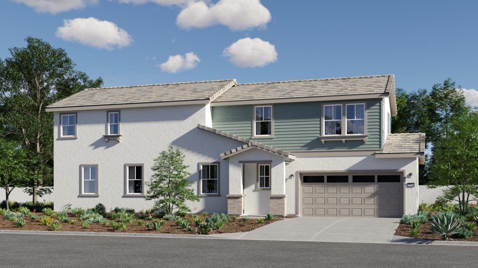 Elevation A - Traditional style home image