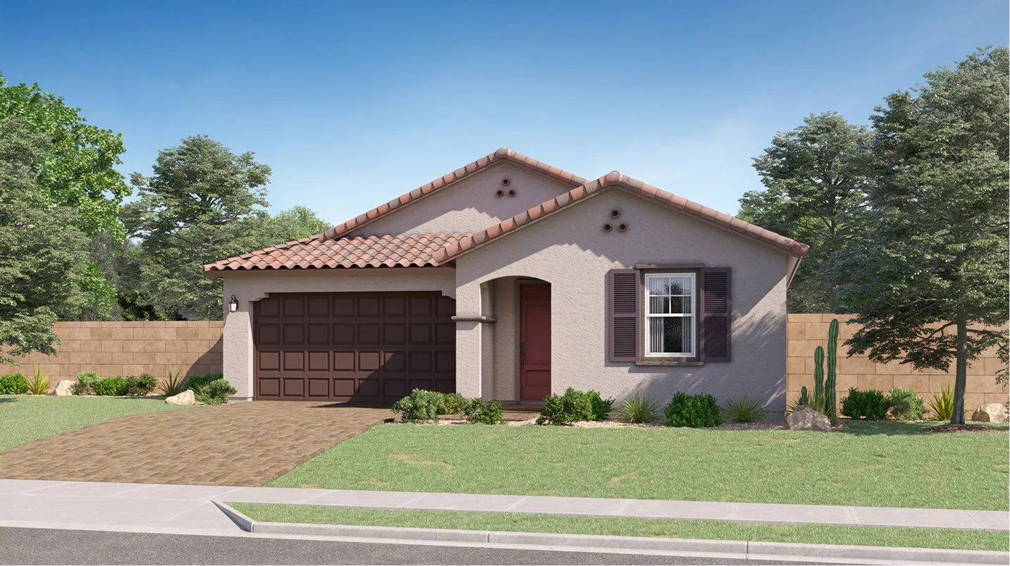 Elevation A - Spanish Colonial home image