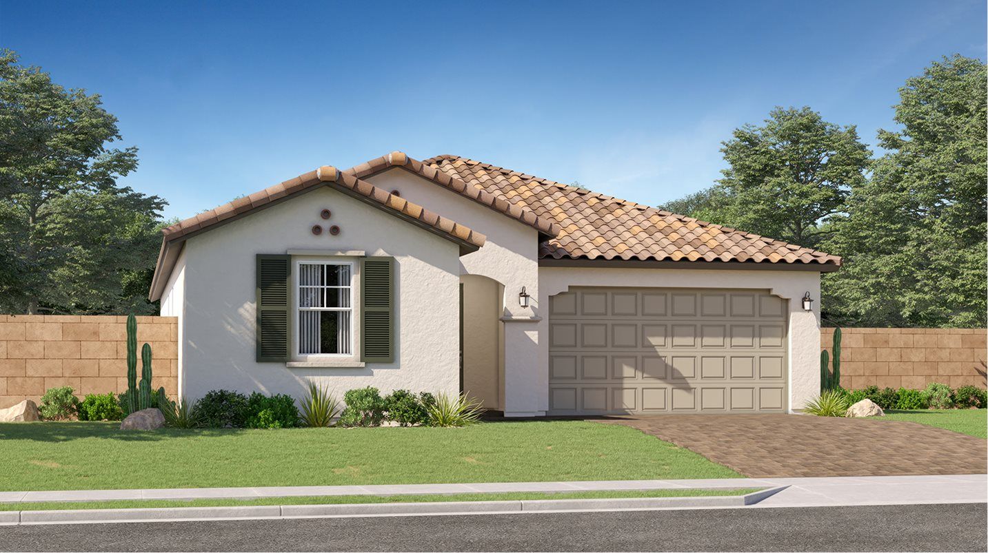 Elevation A - Spanish Colonial style home image