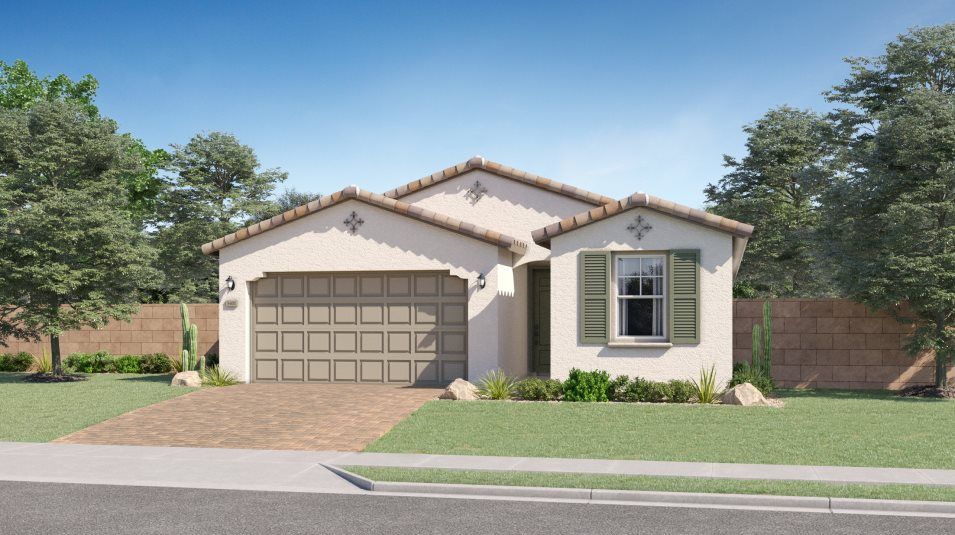 Elevation A - A - Spanish Colonial