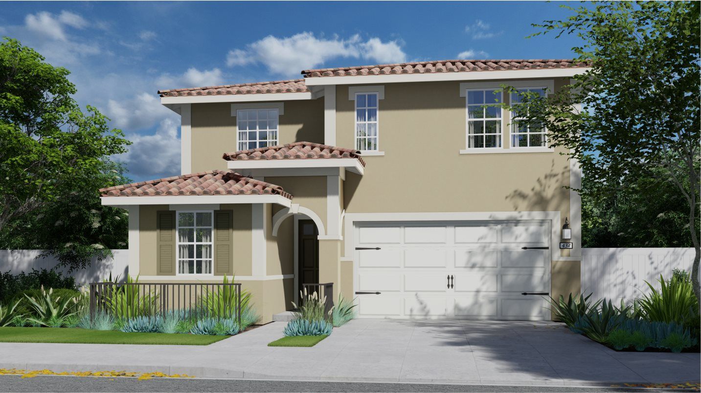 Elevation A - Italian Exterior