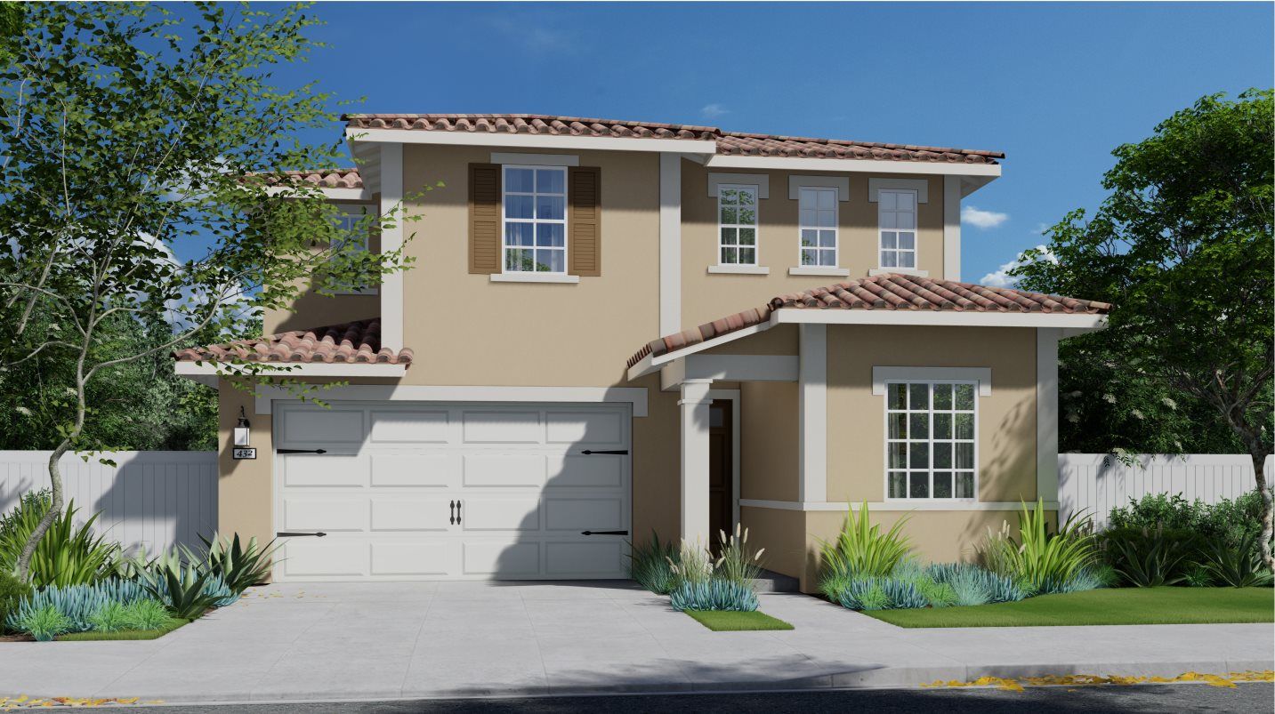 Elevation A - Italian Exterior