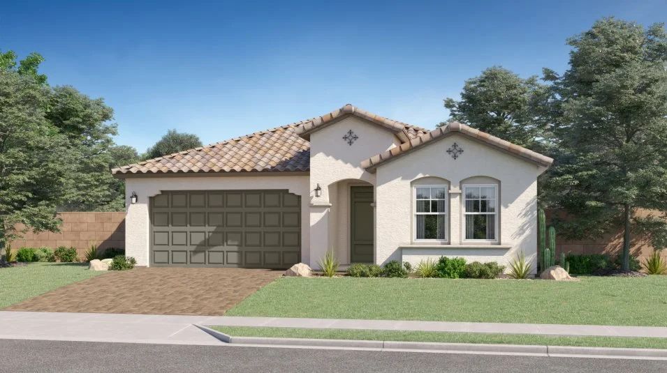 Elevation A - Spanish Colonial home exterior image