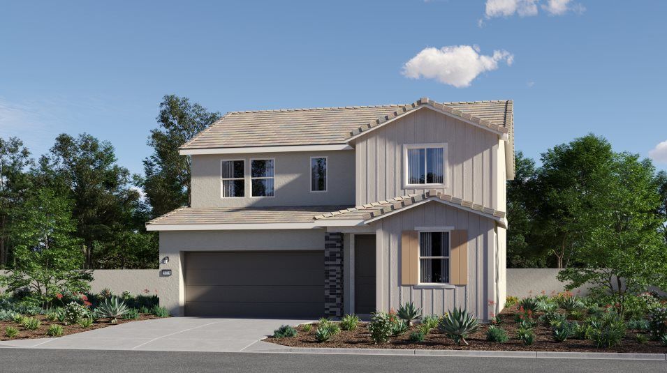 Elevation C - Modern Farmhouse home elevation