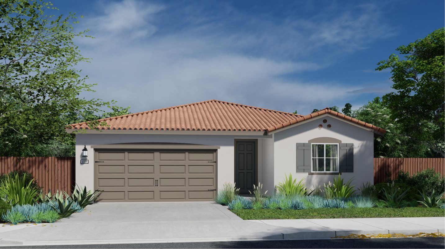 Elevation A - Residence 1765 Elevation A - Spanish