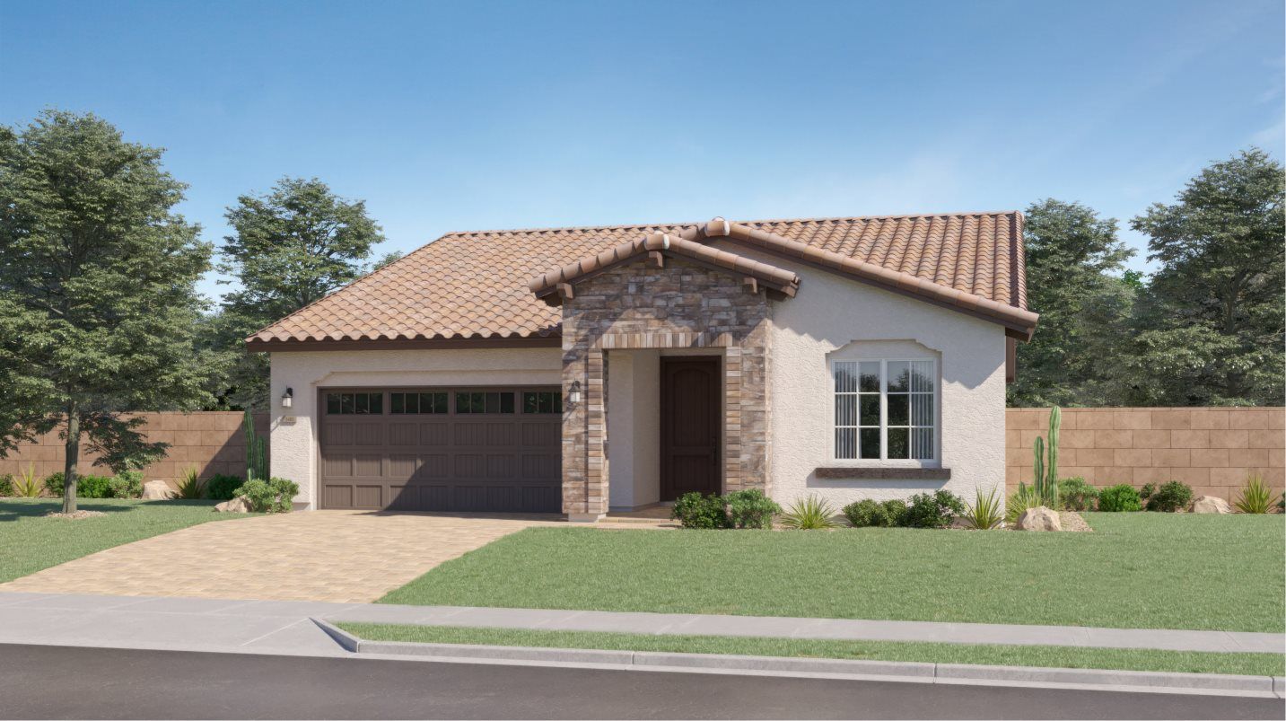 Elevation D - Adobe Ranch exterior