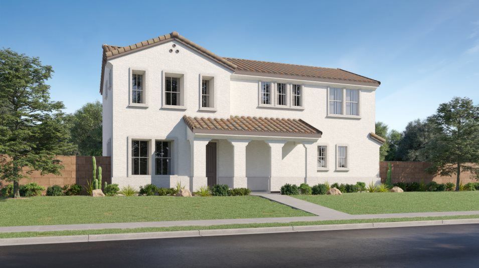 Elevation A - Spanish home image