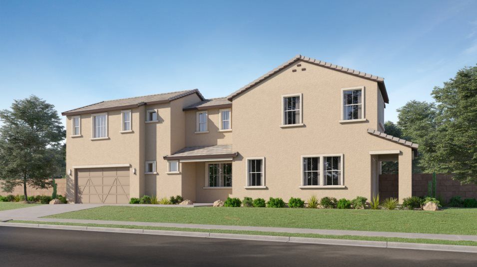 Elevation D - Monterey Ranch style home
