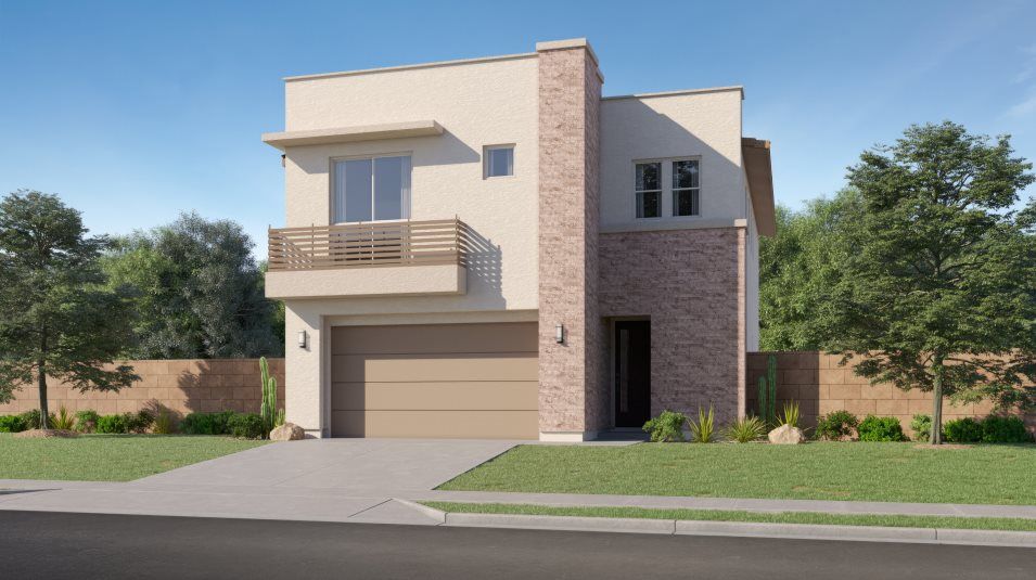 Elevation C - Contemporary-style home