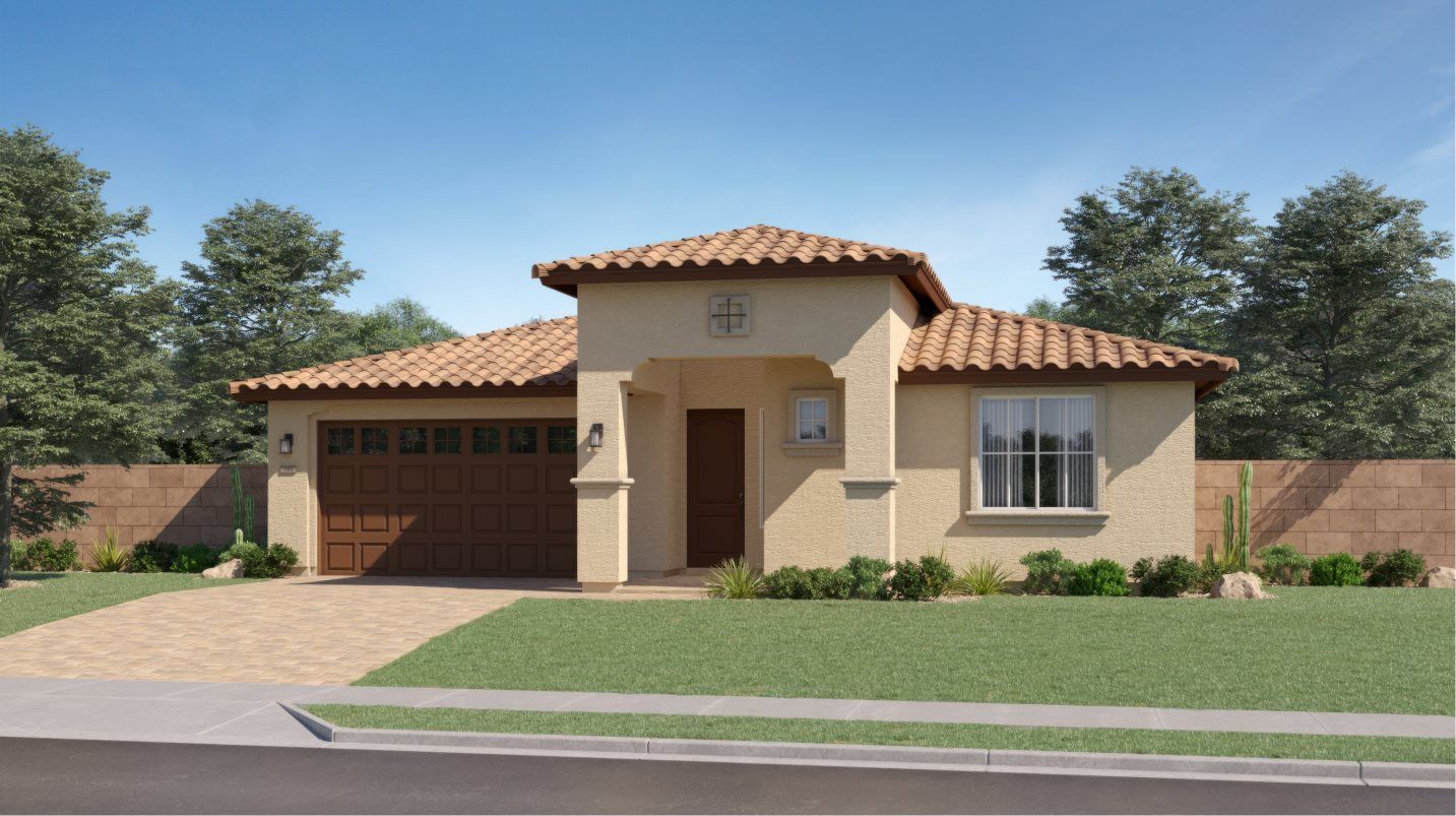 Elevation A - Spanish home exterior image