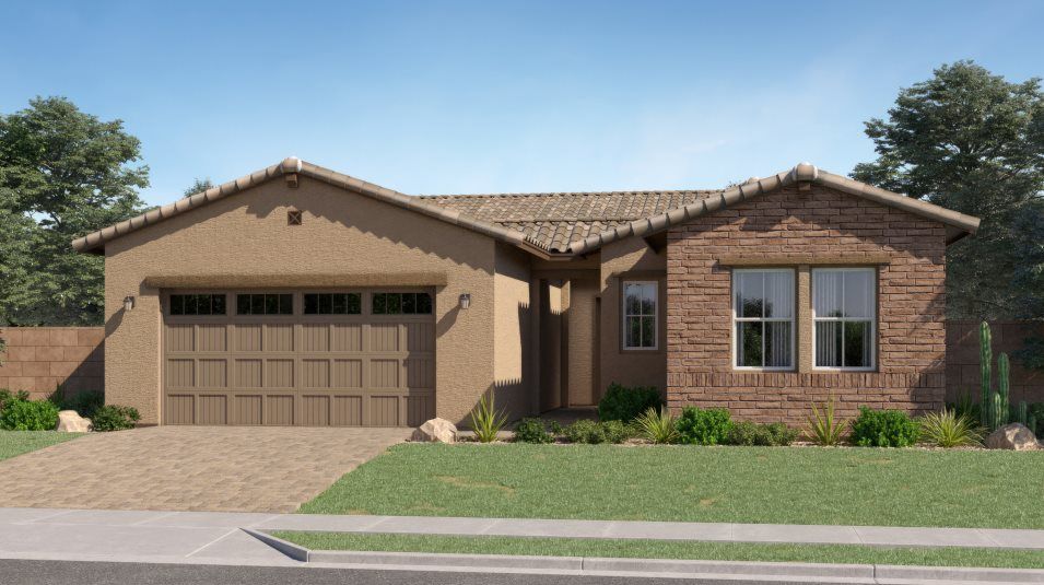 Elevation H - Ranch hacienda home image
