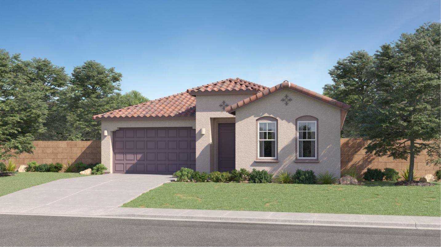 Elevation A - A – Spanish Colonial