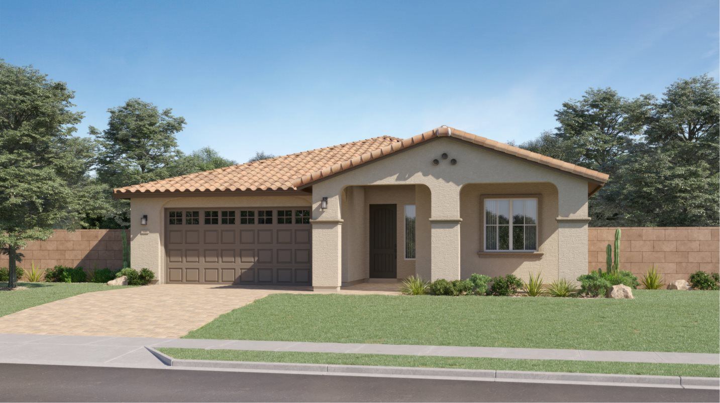 Elevation A - Spanish home exterior image