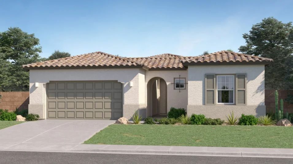 Elevation A - A - Spanish Colonial