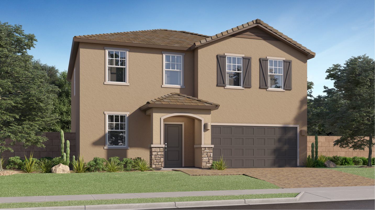 Elevation F - French Country home image