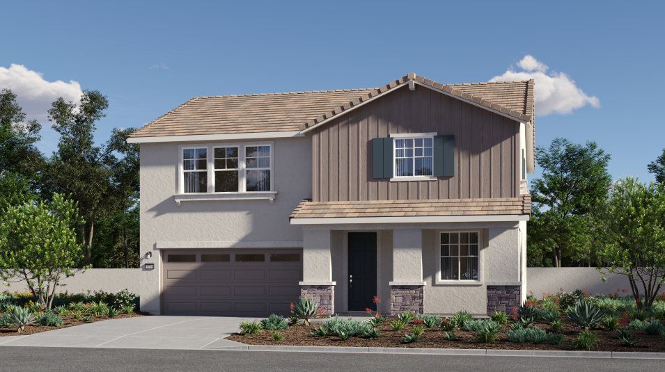 Elevation C - Residence 2 Farmhouse exterior home image