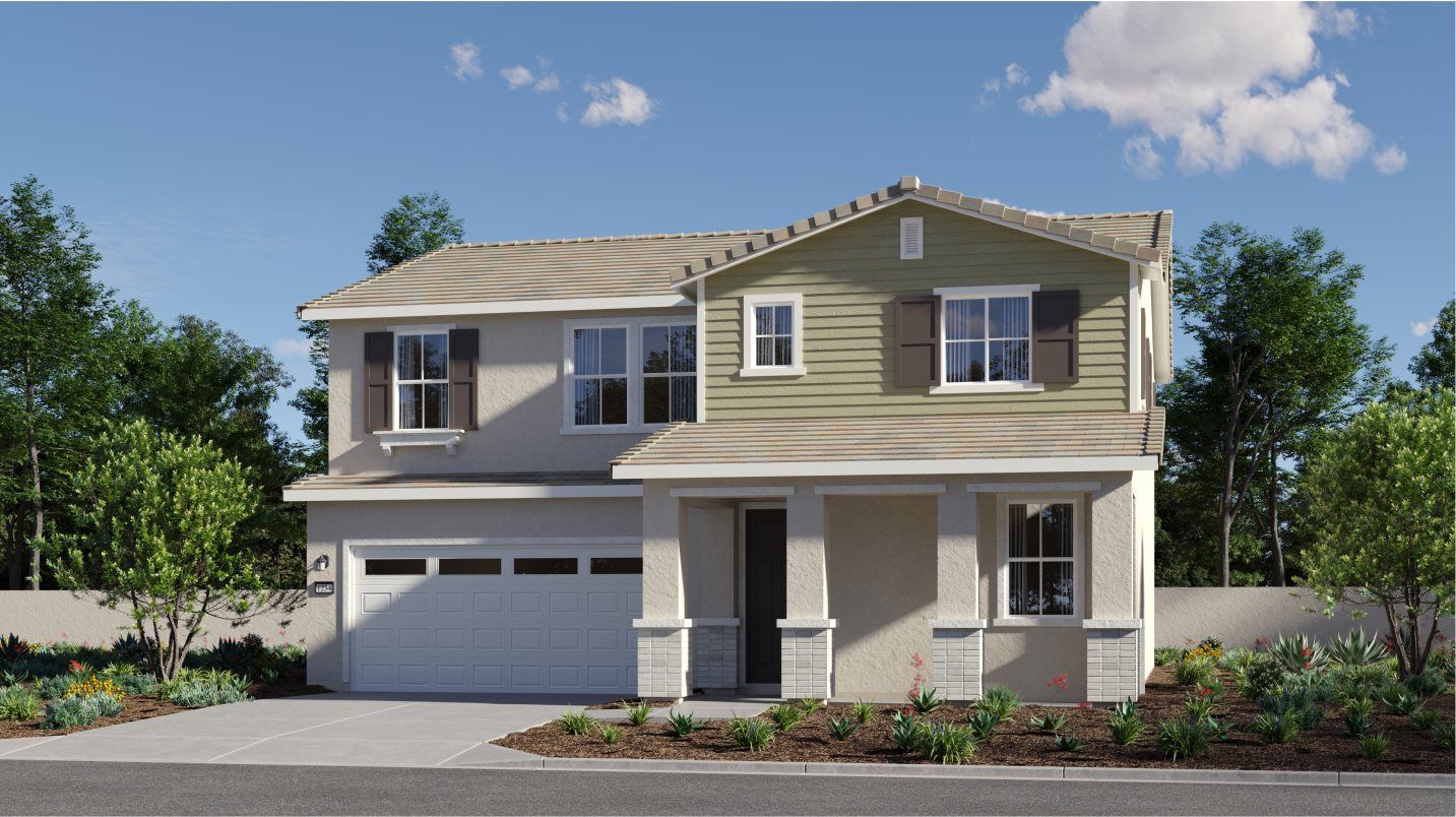 Elevation A - Residence 3 Traditional