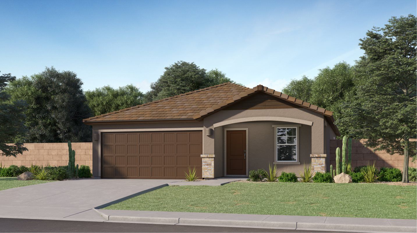 Elevation F - French Country home image