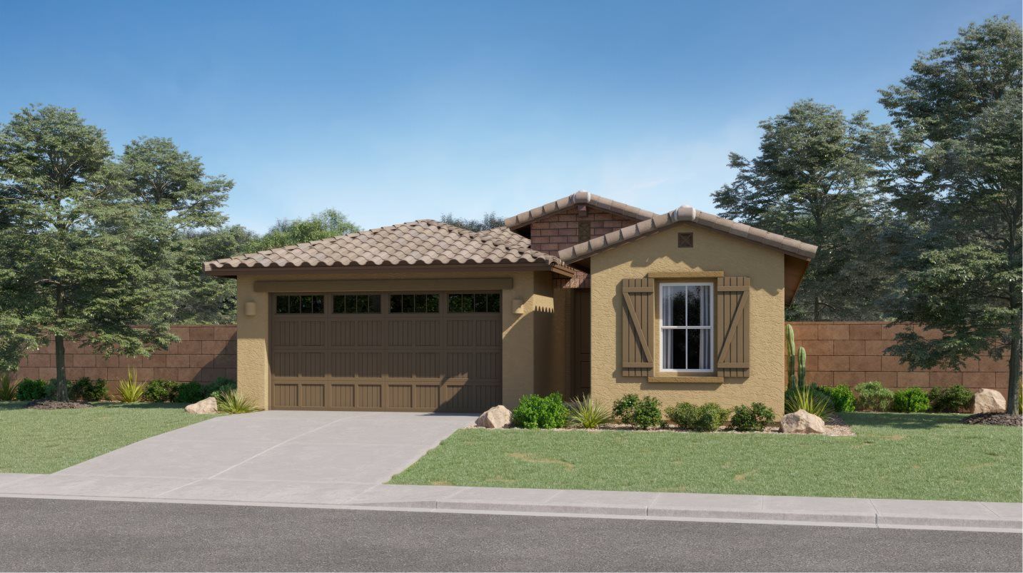 Elevation H - Lewis H - Ranch Hacienda