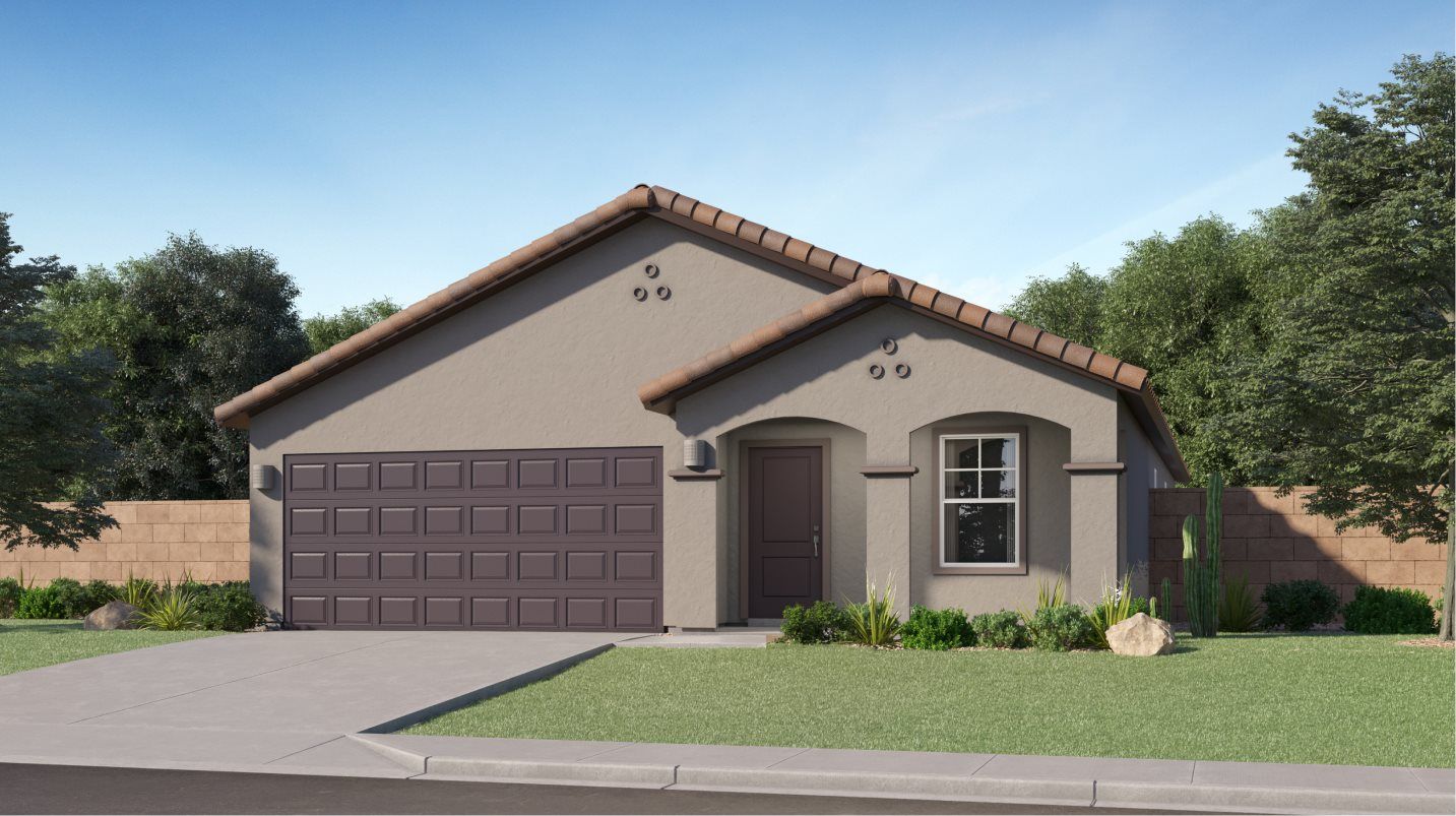 Elevation A - Spanish Colonial home image