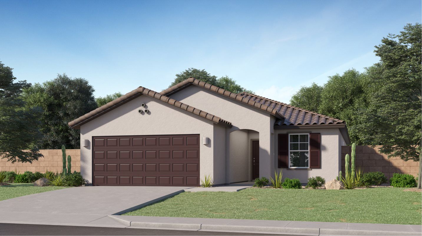 Elevation A - Spanish Colonial home image
