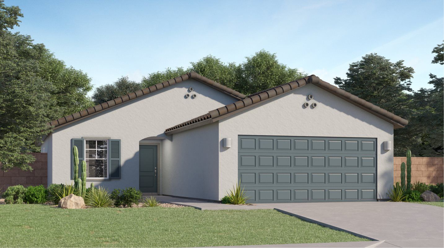 Elevation A - Spanish Colonial home image