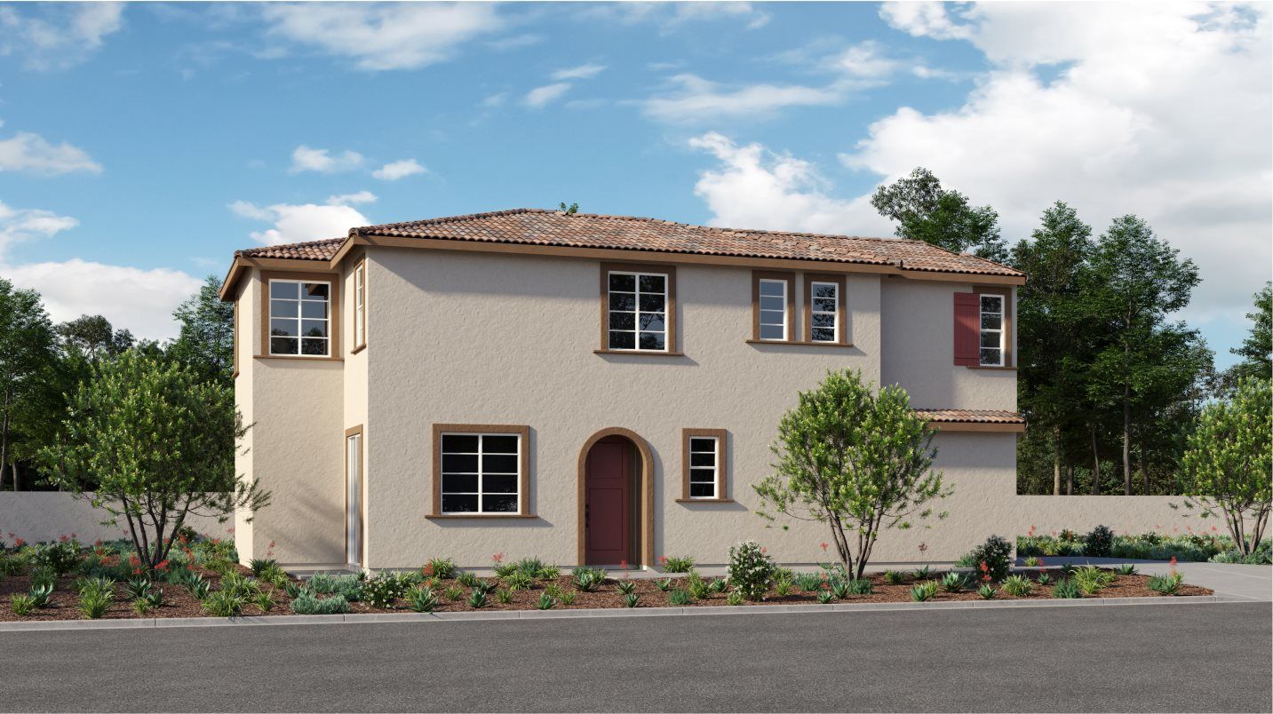 Elevation A - Residence 3 Santa Barbara
