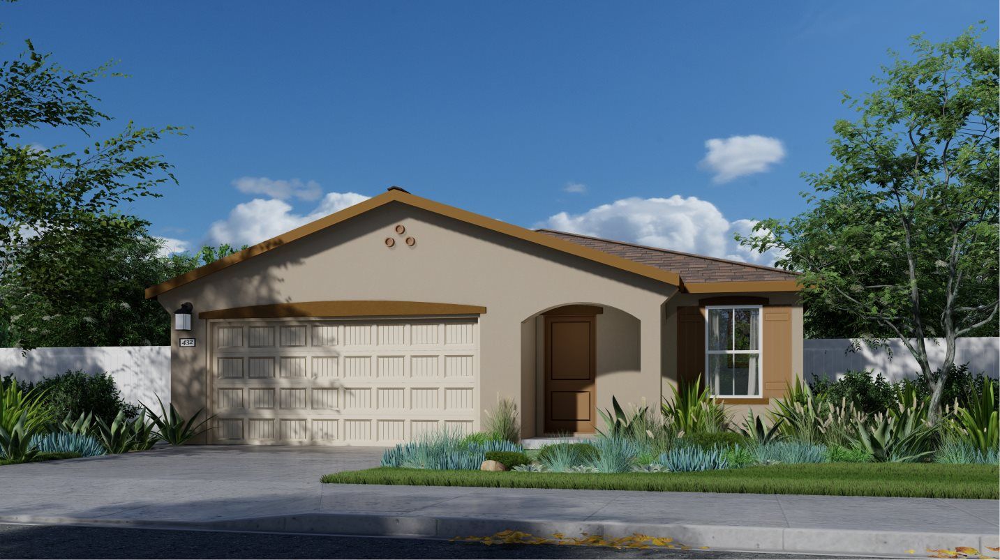 Elevation A - Residence 1494 Exterior A - Spanish