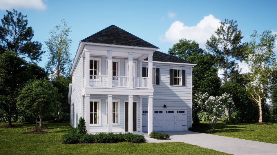Elevation A6 - Exterior Rendering
