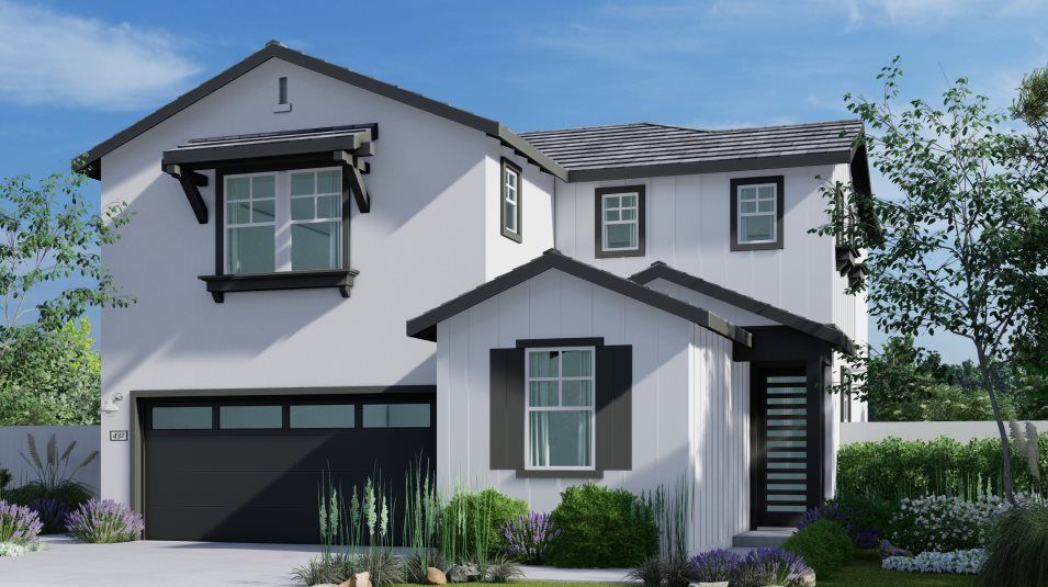 Elevation C - Modern Farmhouse exterior