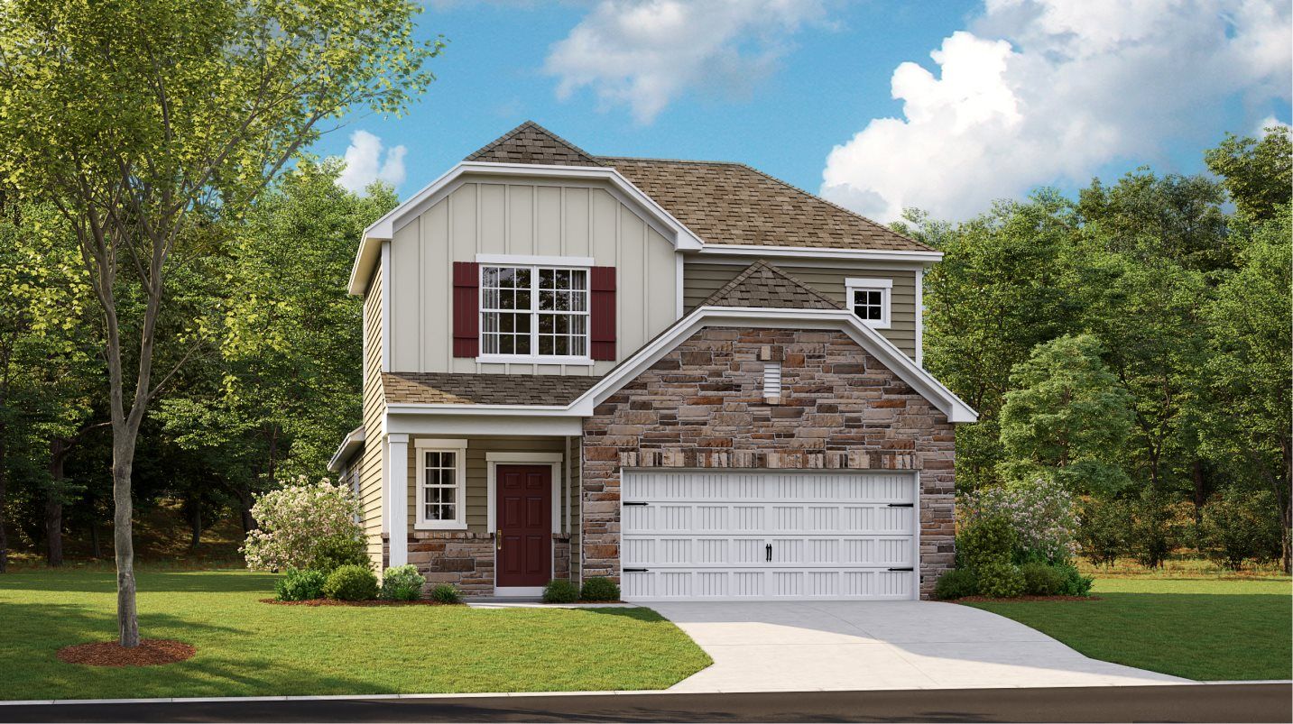 Elevation D - Dove Exterior D