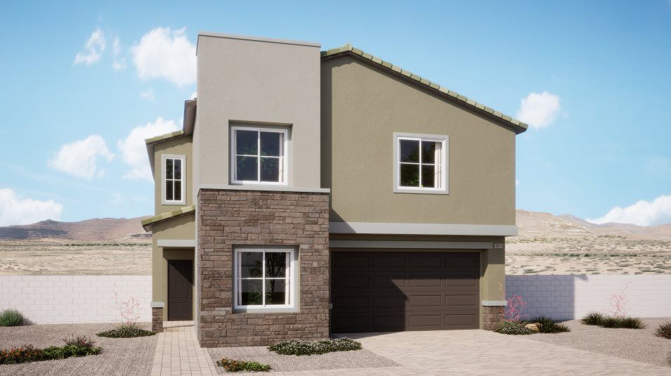 Elevation B - Exterior B home rendering