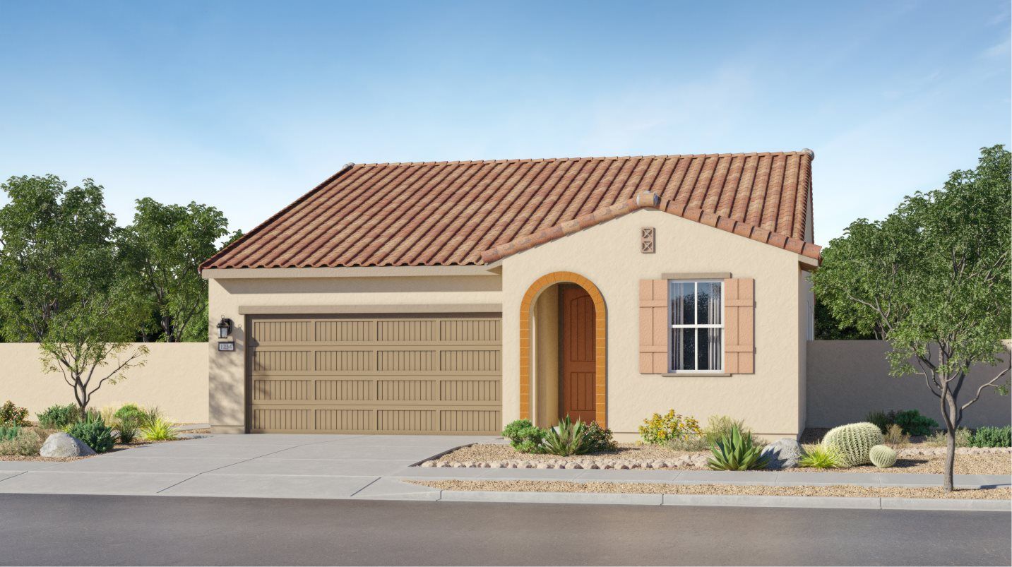 Elevation A - Spanish home image