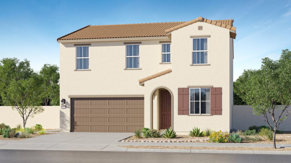 Elevation A - Spanish home image