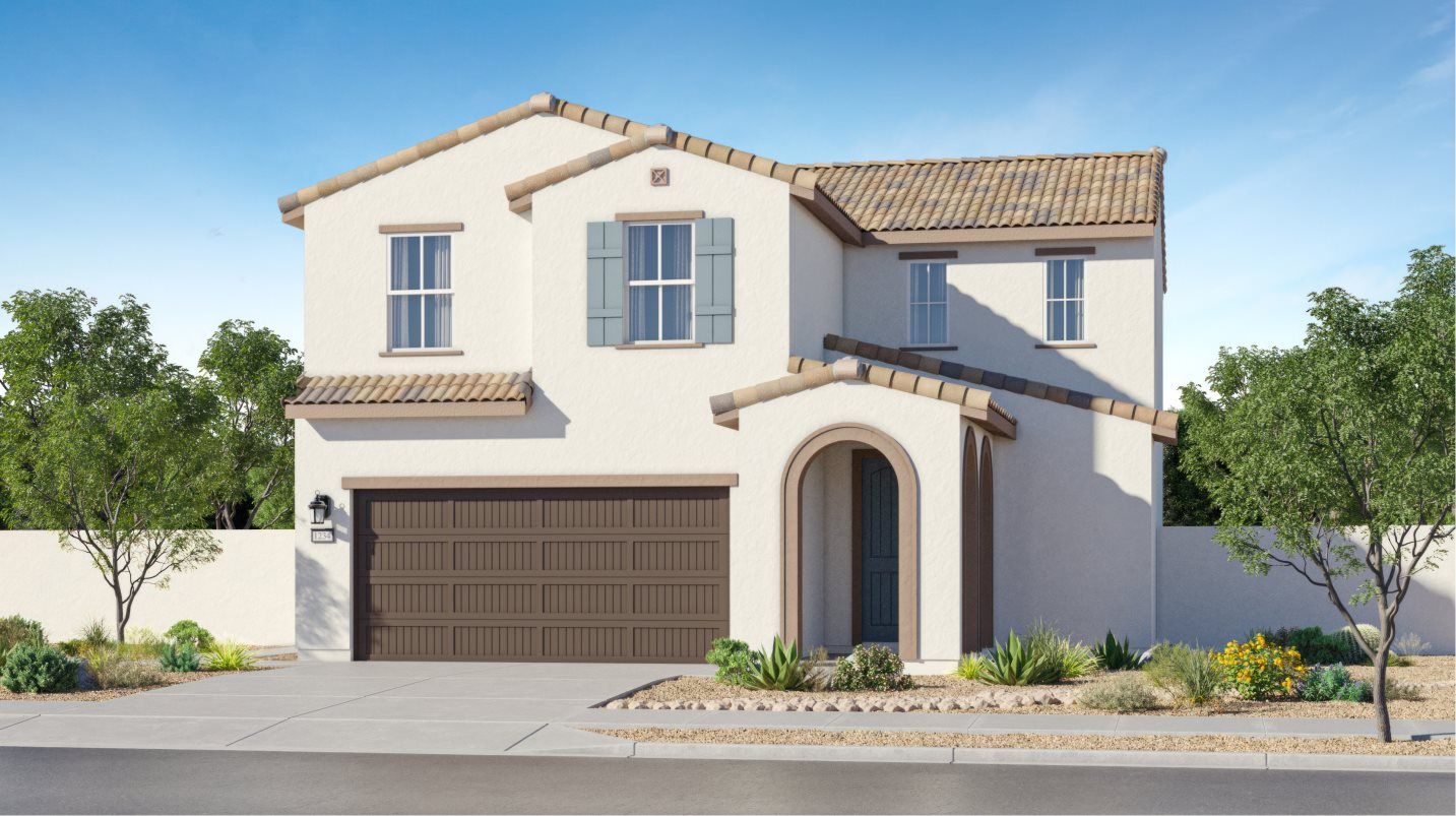 Elevation A - Spanish home image