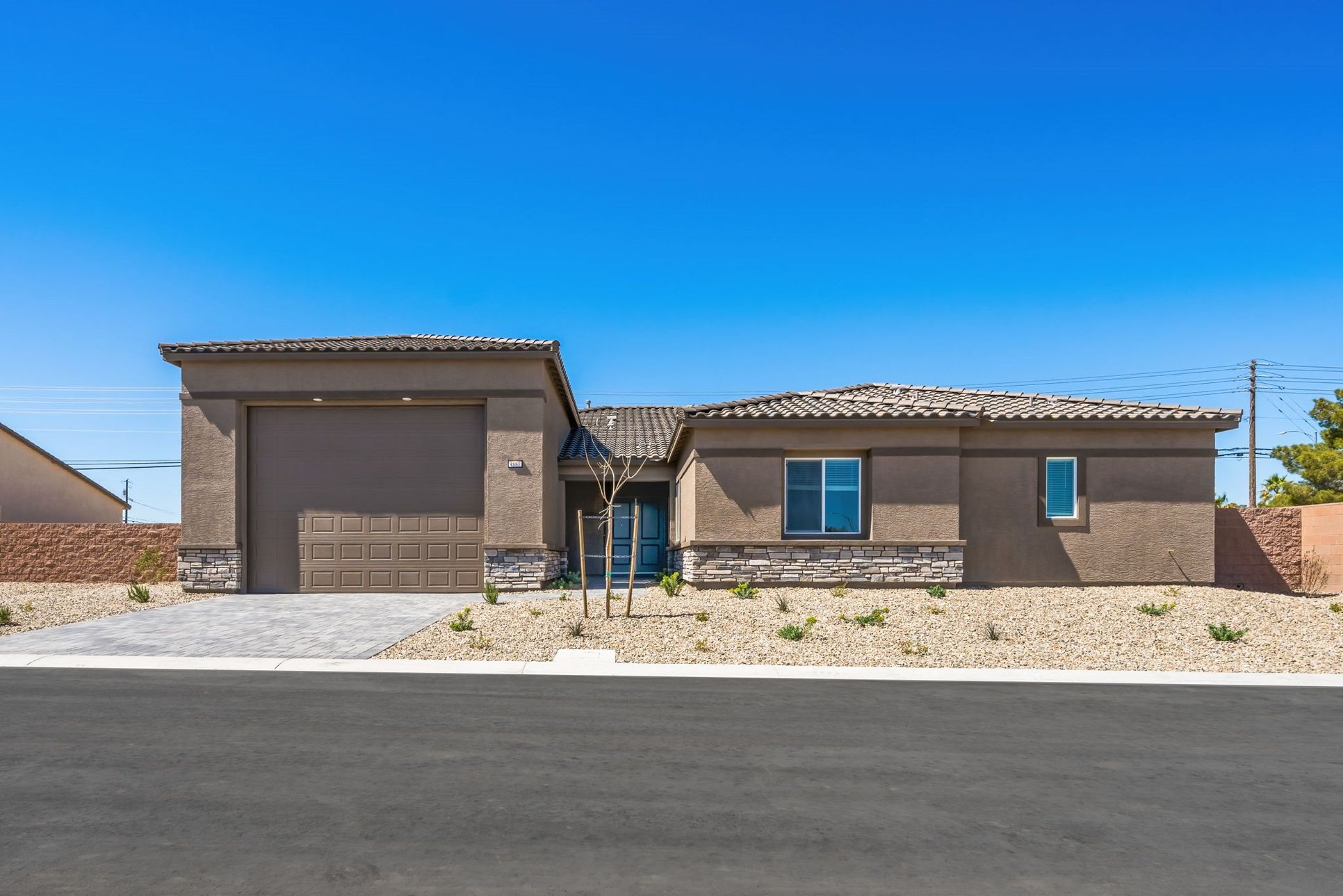 Exterior:The exterior view of your new home in the Montgomery.