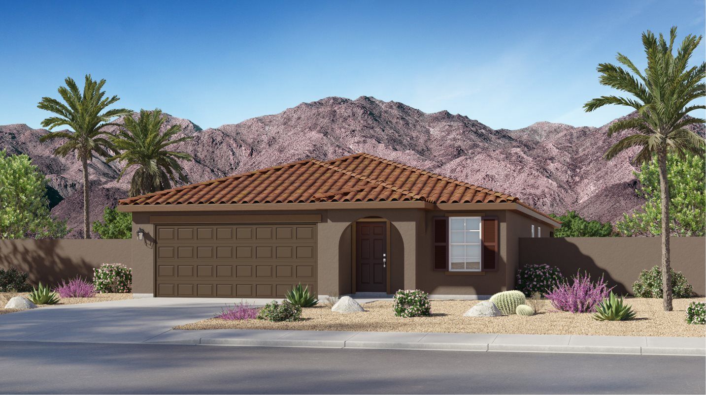 Elevation B - Desert Mediterranean home image