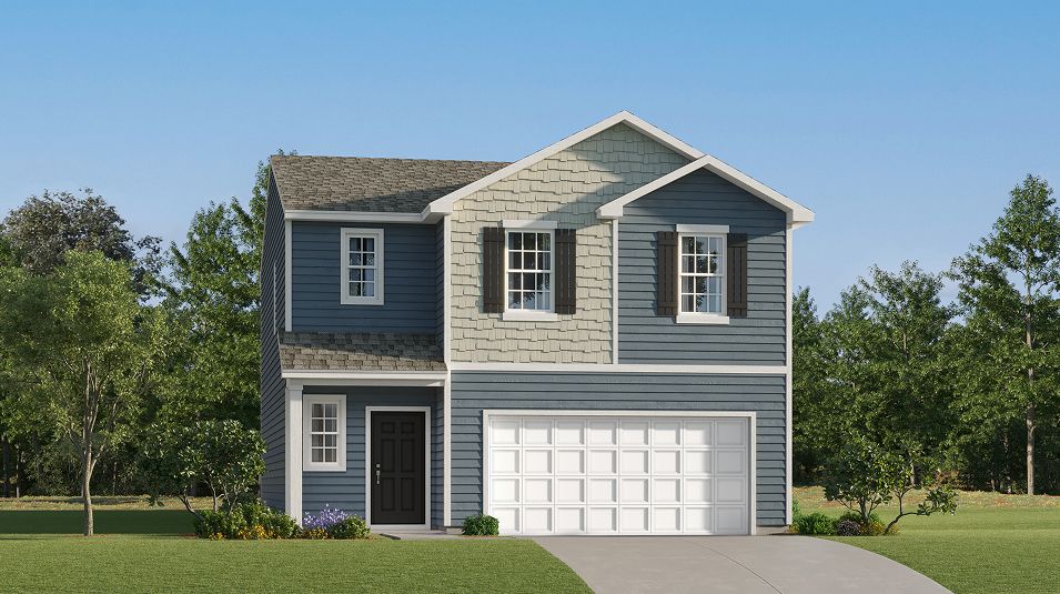 Elevation C - Parker Core Enclave Walk Shannon Woods L034 Broadm
