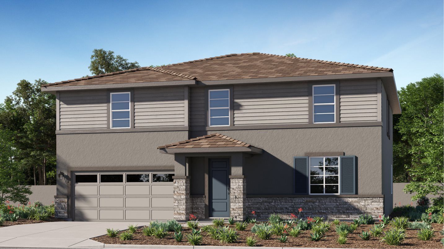 Elevation B - California Prairie home