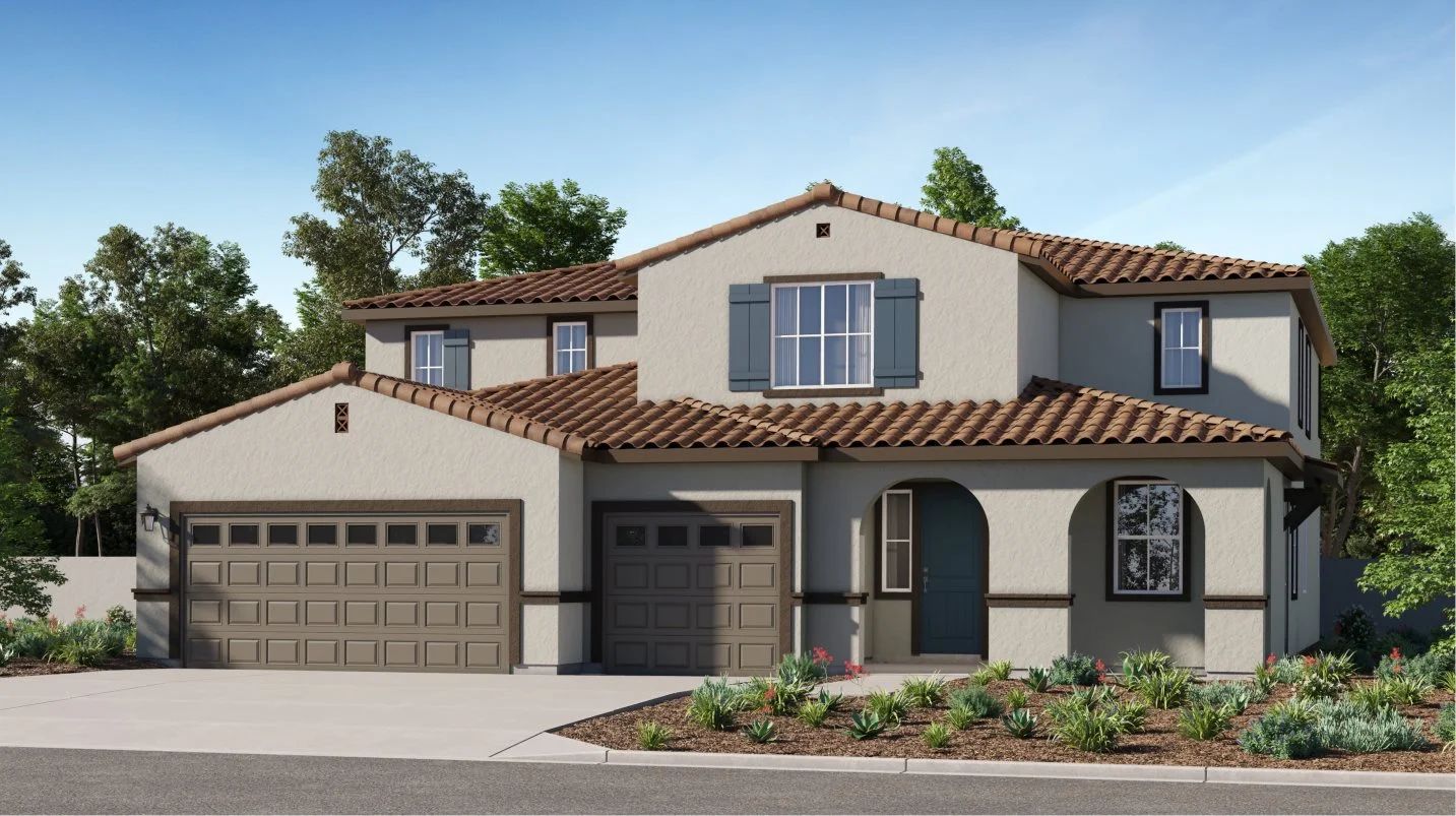 Elevation A - Spanish Colonial home image