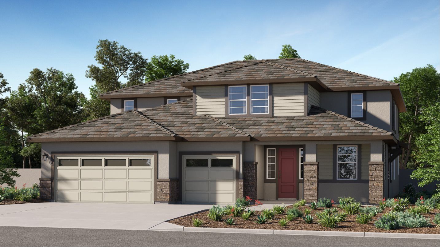 Elevation B - California Prairie home image