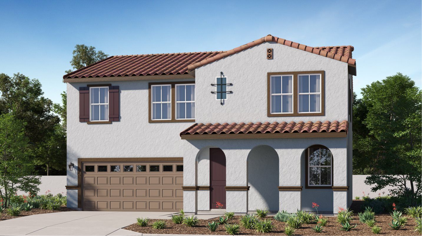 Elevation A - Spanish Colonial home image