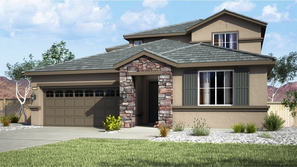 Elevation C - Sendero at Pioneer Meadows The Santa Maria Exterio