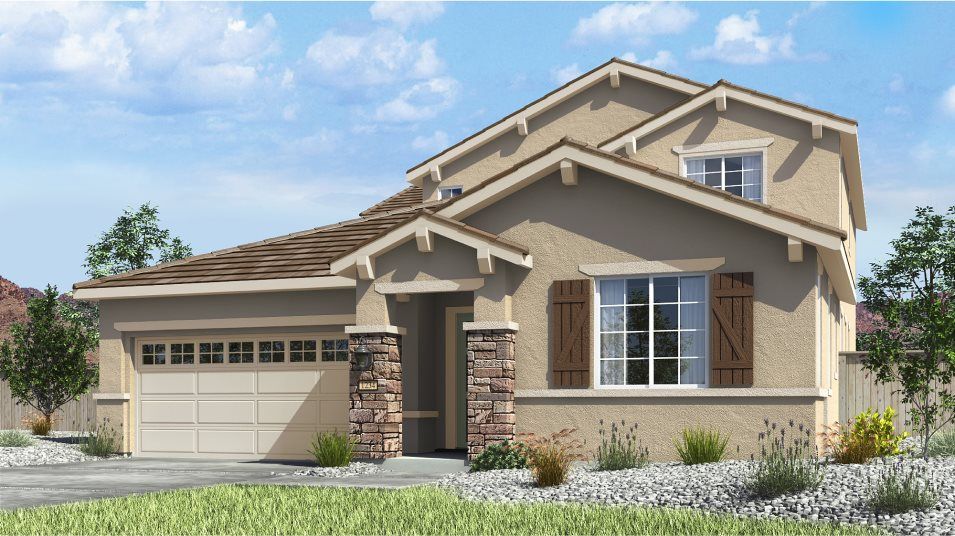 Elevation B - Sendero at Pioneer Meadows The Santa Maria Exterio