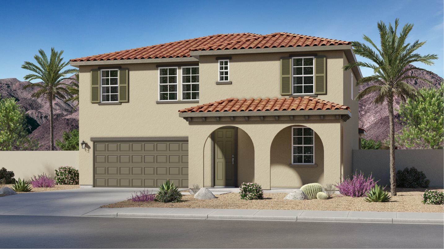 Elevation B - Desert Mediterranean home image