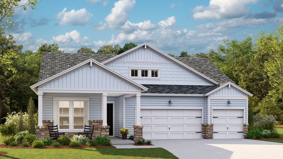 Elevation C6 - Camellia exterior with front porch
