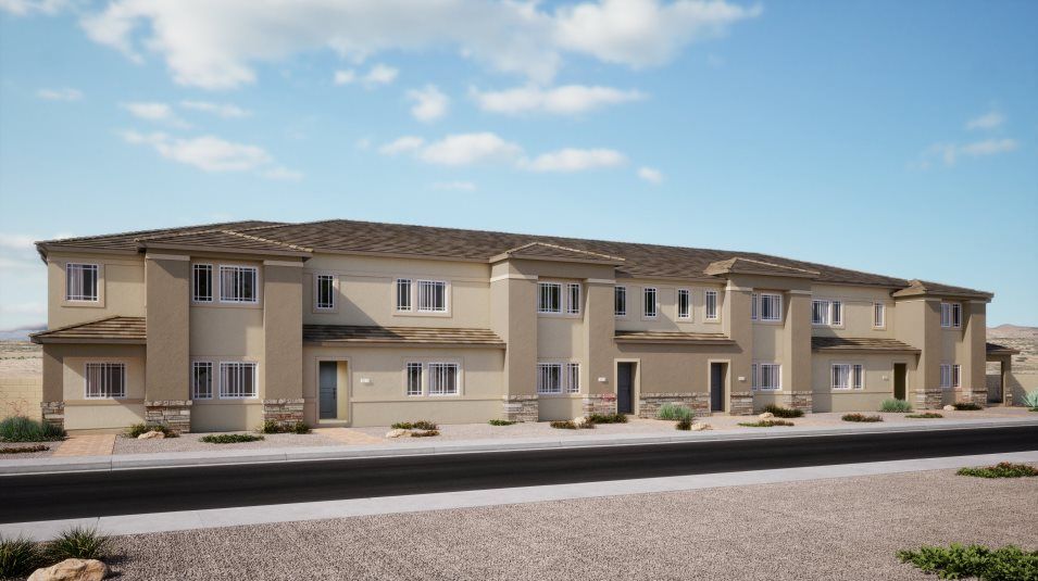 Elevation C - 6 Plex Exterior C